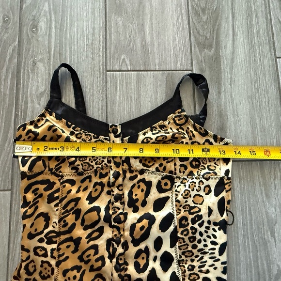 Guess|Vintage y2k Leopard Print Satin Camisole Top,XS•••Animal printed style - Picture 9 of 9